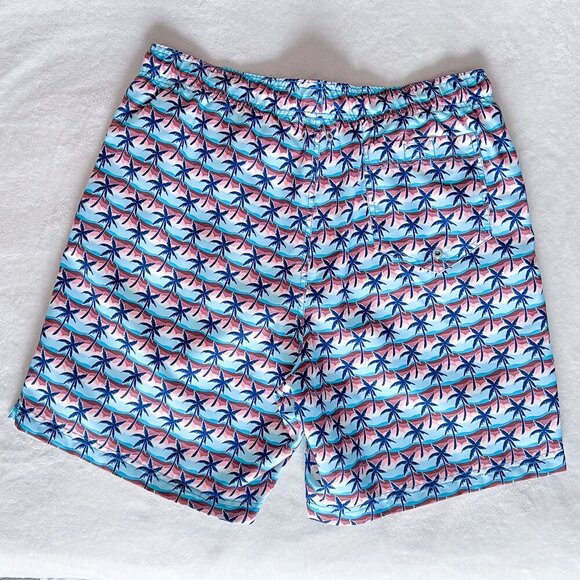 ⭐️⭐️SOLD⭐️⭐️ Men's Lands' End Swim Trunks | Palm Tree Print | Size Large - Picture 2 of 13